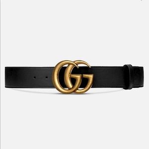 Gucci Marmont 1.5 in leather belt, size 100- US 10
